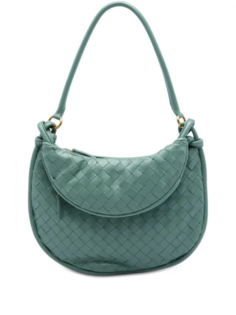 Bottega Veneta Pre-Owned 2016-2026 Medium Nappa Intrecciato Gemelli hobo bag Green GWO6QKXMK22P3WXR