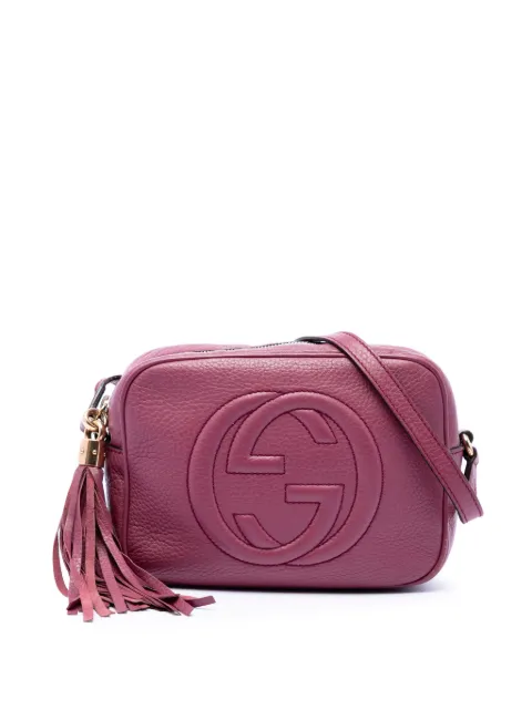 Gucci Pre-Owned 2016-2026 Leather Soho Disco crossbody bag Purple FZGVNSHOX8Z9YQXS