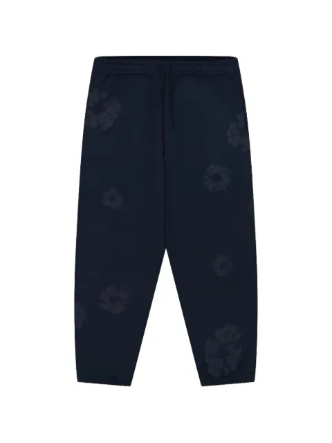 Denim Tears Mono Wreath drawstring track pants Blue DT853