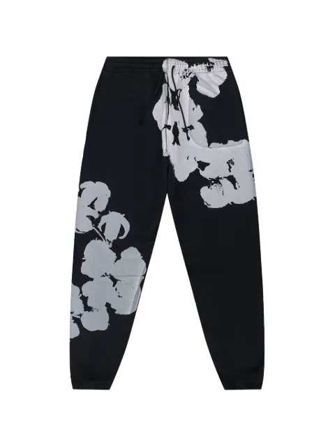 Denim Tears Jumbo Wreath track pants Black DT854