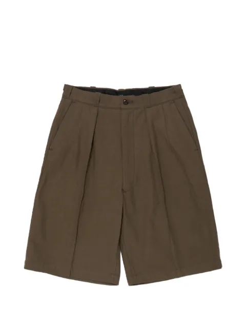 TAIGA TAKAHASHI Lot.215 tailored shorts Brown TTSS26215BR