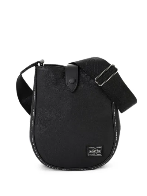 Porter-Yoshida & Co. large Cisco leather shoulder bag Black 1200330710