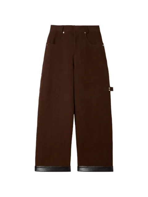 SAGE NATION cotton painter trousers Brown S158MB