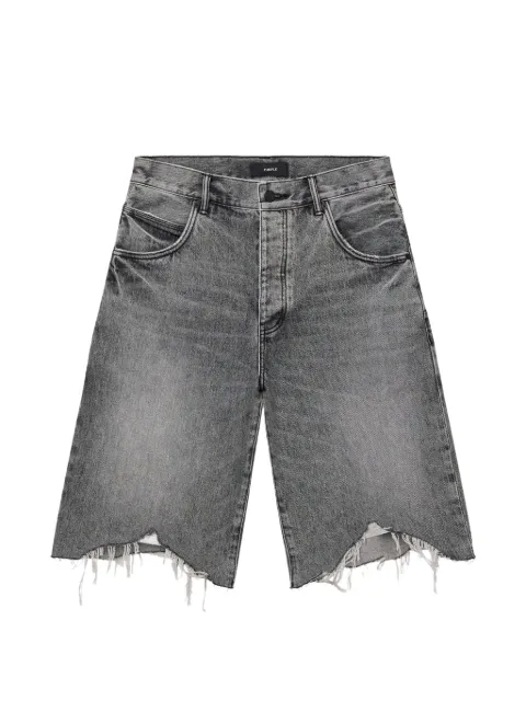 Purple Brand High Summer Destroy denim shorts Grey P070HSDB326