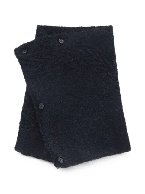 _J.L-A.L_ Lucone button-fastening scarf Black JBMW281YA28BLK0031