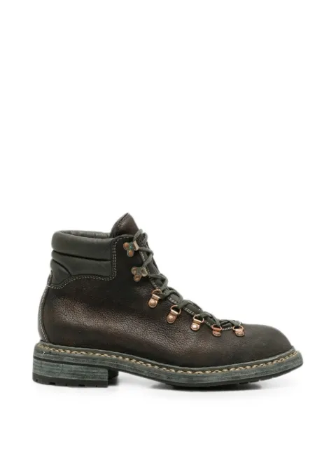 Guidi 19M leather hiking boots Green 19M
