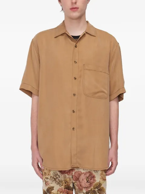 Song For The Mute short sleeve oversized shirt Neutrals 252MSH059PEACCML