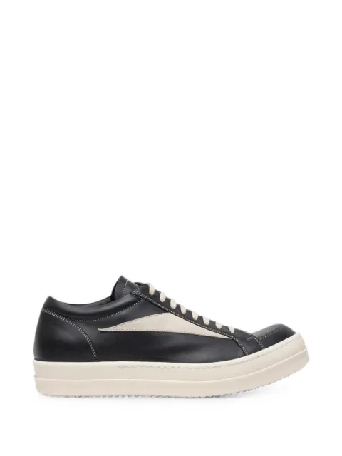 Rick Owens Vintage leather sneakers Black RU02C7897LVSLPO1171