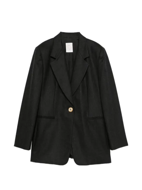 Gianfranco Ferré Pre-Owned 1980s notched-lapel single-breasted jacket Grey GF250CLO