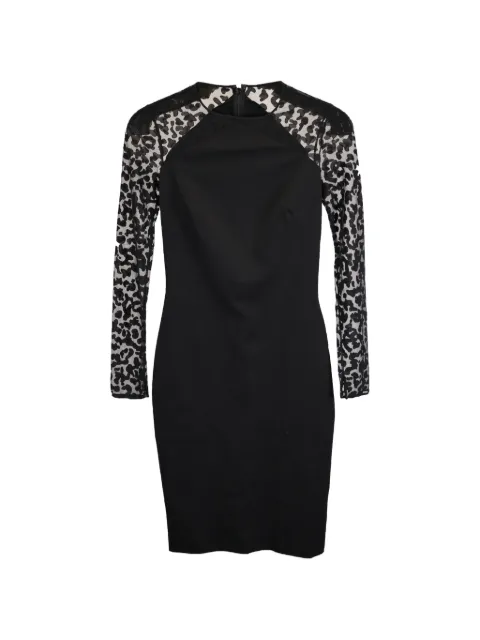 Stella McCartney Pre-Owned lace mesh dress Black TONPUUSCL374612W