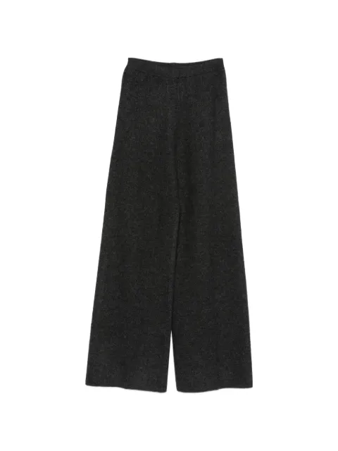 Semicouture wide-leg virgin wool trousers Grey Y6WB08