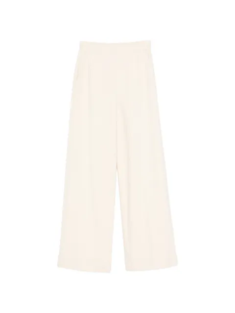 Semicouture wide-leg tailored trousers Neutrals S6WL26