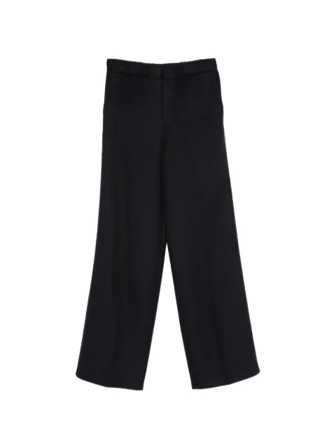 Semicouture elasticated-waistband trousers Blue Y6WV23