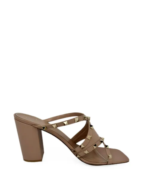 Valentino Garavani Pre-Owned Rockstud strappy mules Neutrals RFCPUGBSH766816W