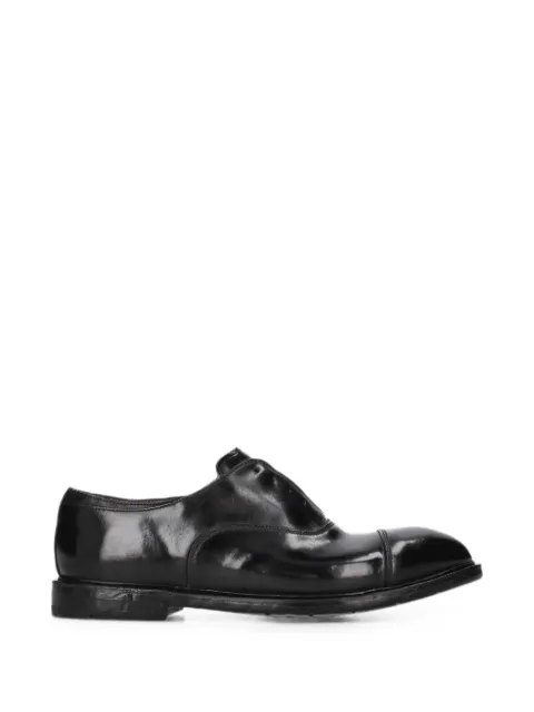 Premiata Cordovan leather Oxford shoes Black PREM605B