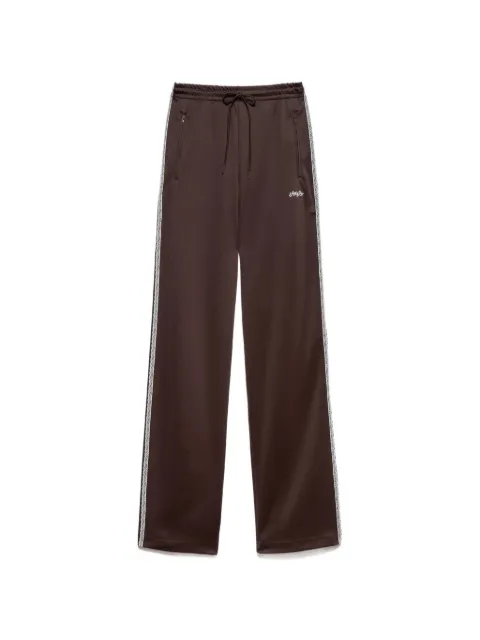 Aniye By Sienna logo-embroidered side-stripe track pants Brown 181070