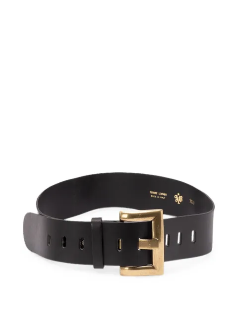 Aniye By buckle-fastening leather belt Black 1A1263