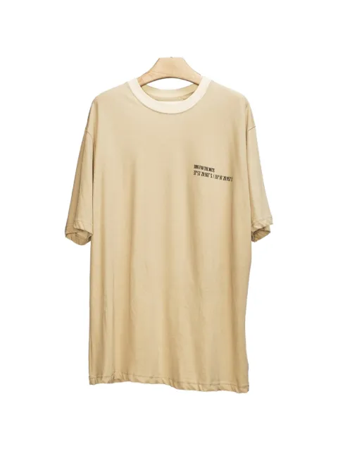 Song For The Mute Coordinates oversized T-shirt Neutrals 251MTS018P4MESHBGE