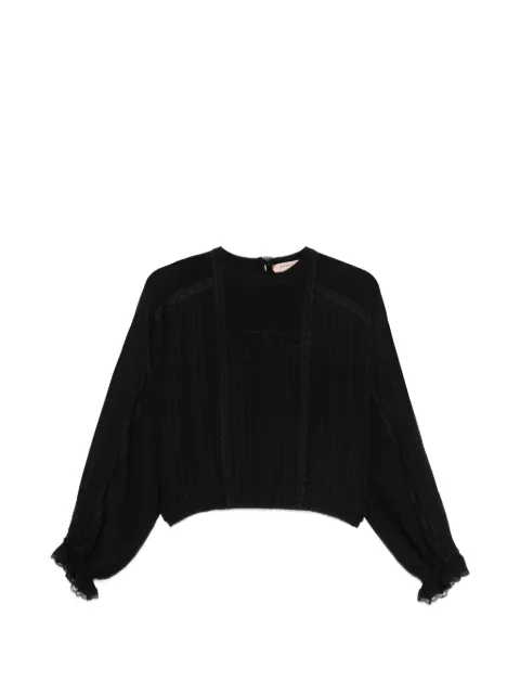 TWINSET lace-trim blouse Black 262TP23460