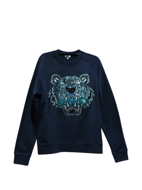 Kenzo Pre-Owned Tiger sweatshirt Blue MRPPUGBCL119730M