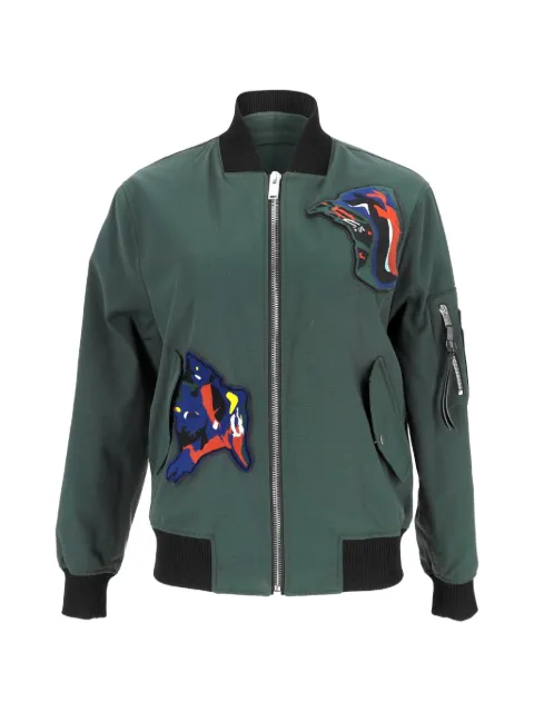 Proenza Schouler patched bomber jacket Green RFCPUUSCL754842W