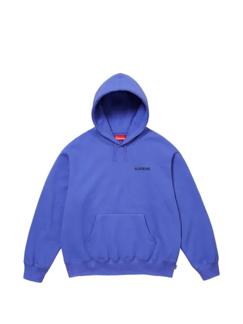 Supreme Immortal logo-print hoodie Blue SU28087