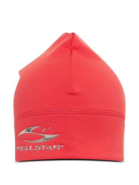 HELLSTAR Skull beanie hat Red HSR338