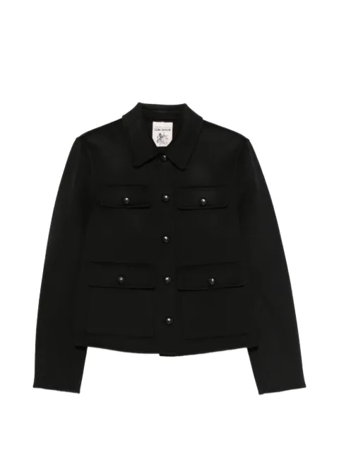 Semicouture button-up wool jacket Black Y6WV01
