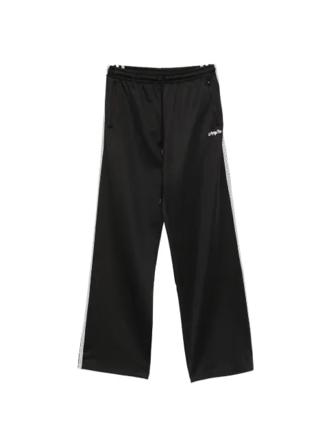 Aniye By Sienna lace-trim side-stripe track pants Black 181070