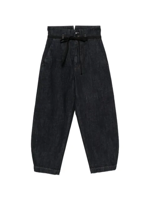 Barena paper-bag-waist tie-fastening jeans Blue PAD57502789170