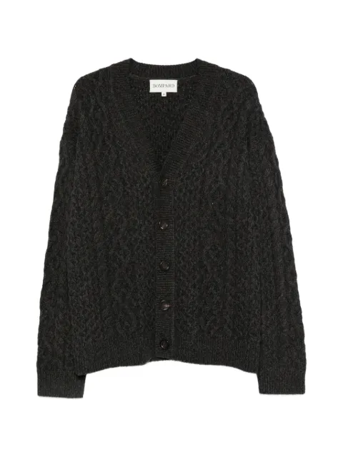 BOMPARD cable-knit cardigan Grey MO4458
