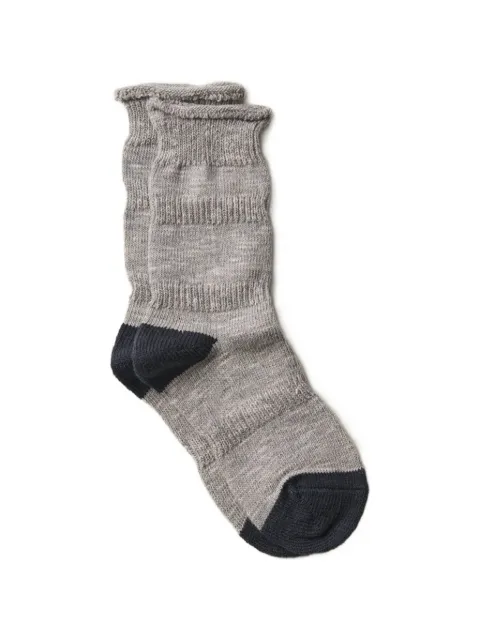 yahae Ploot chunky-knit set of two socks Grey 41001GRY