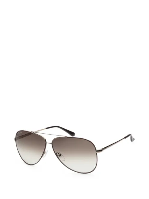 Ferragamo Eyewear pilot-frame sunglasses Brown SF131S