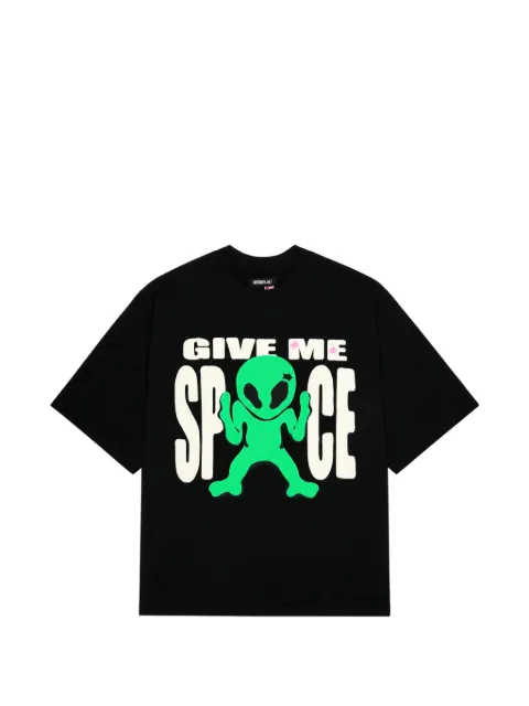 BROKEN PLANET Give Me Space graphic-print T-shirt Black BPGMSTEEBLK