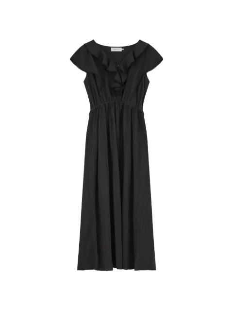 Skall Studio Clea ruffled midi dress Black 1047125928