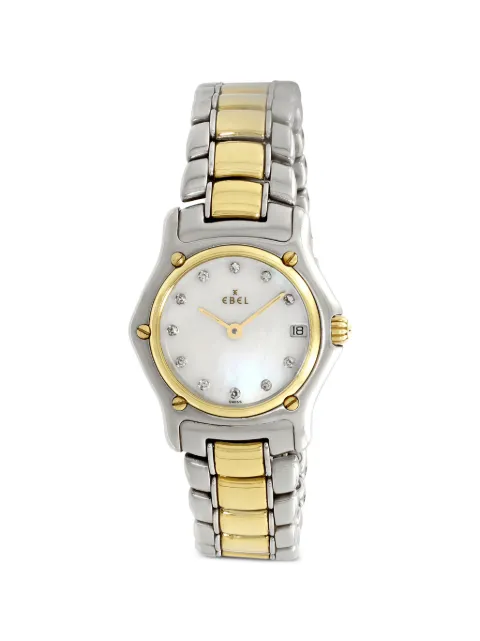 EBEL PREOWNED 1911 25mm diamond watch White 188901