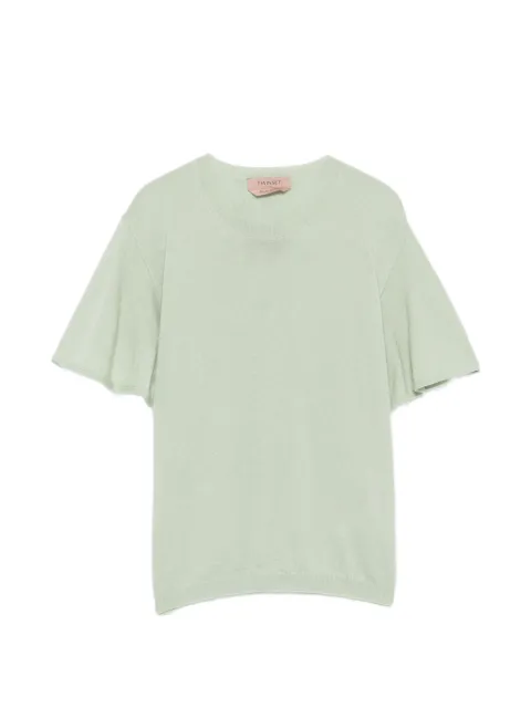 TWINSET ruffle-sleeve sweater Green 262TP3293