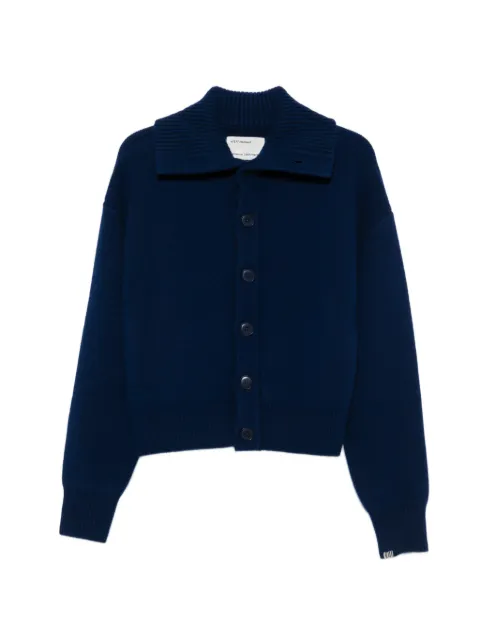 extreme cashmere Clement button-up cardigan Blue 377