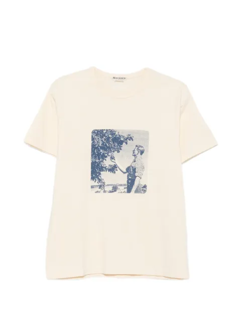 JW Anderson graphic-print T-shirt Neutrals JT0357PG1937