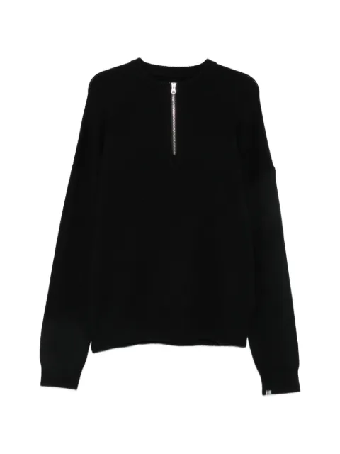 extreme cashmere Like zip-fastening sweater Black NO496