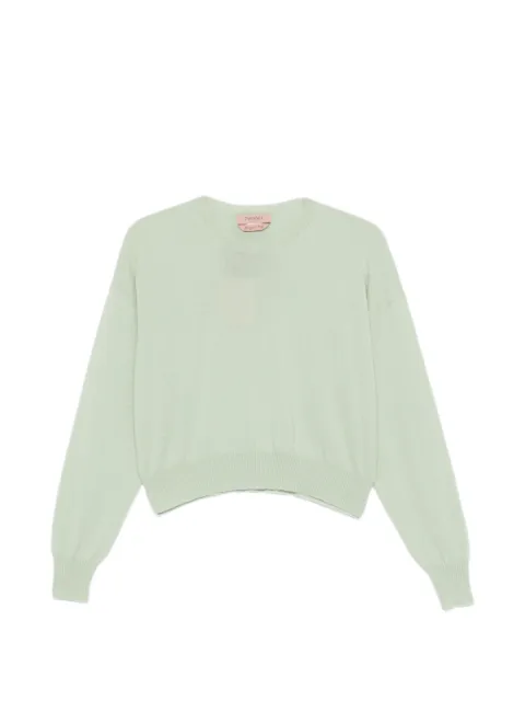 TWINSET ribbed-trim sweatshirt Green 262TP3294