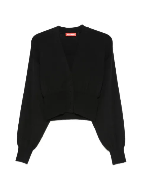WRSTBHVR Lauren button-up cardigan Black W5426GT3600