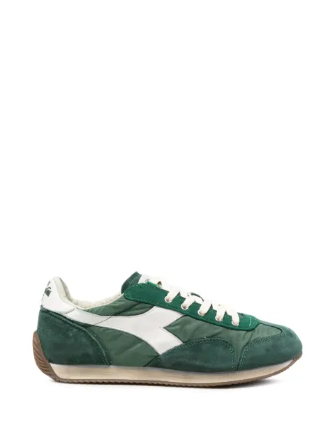 Diadora suede-panelled sneakers Green 201182806