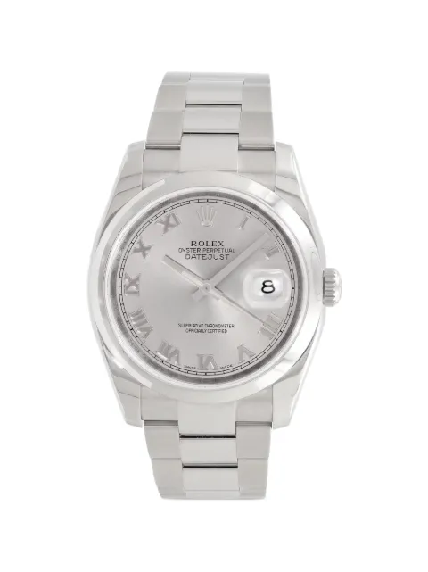 Rolex Datejust Roman Numerals 36mm watch Silver 116200