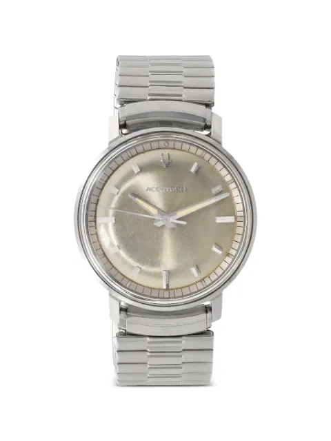 Bulova Accutron 34mm watch Silver VINTAGE