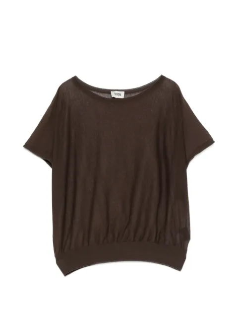 Drykorn Gerlotta boat-neck T-shirt Brown 42024488720