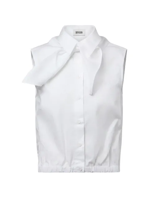 Drykorn Tiriel tie-neck sleeveless shirt White 12411587592