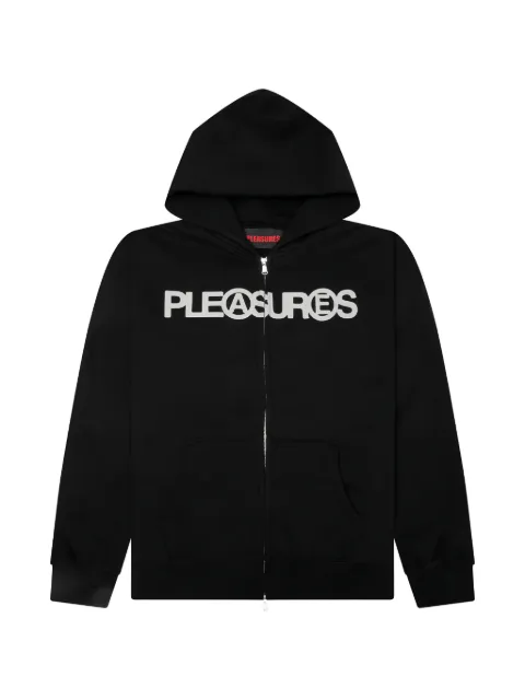 Pleasures zip-up hoodie Black P26SU027