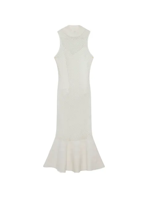 SIMKHAI Daxton mesh-knit dress White 1261186K