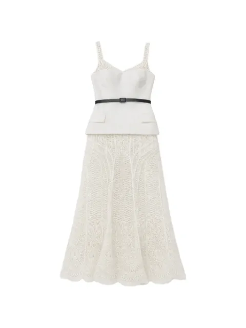 SIMKHAI Mckinnon A-line maxi dress White 1261215E